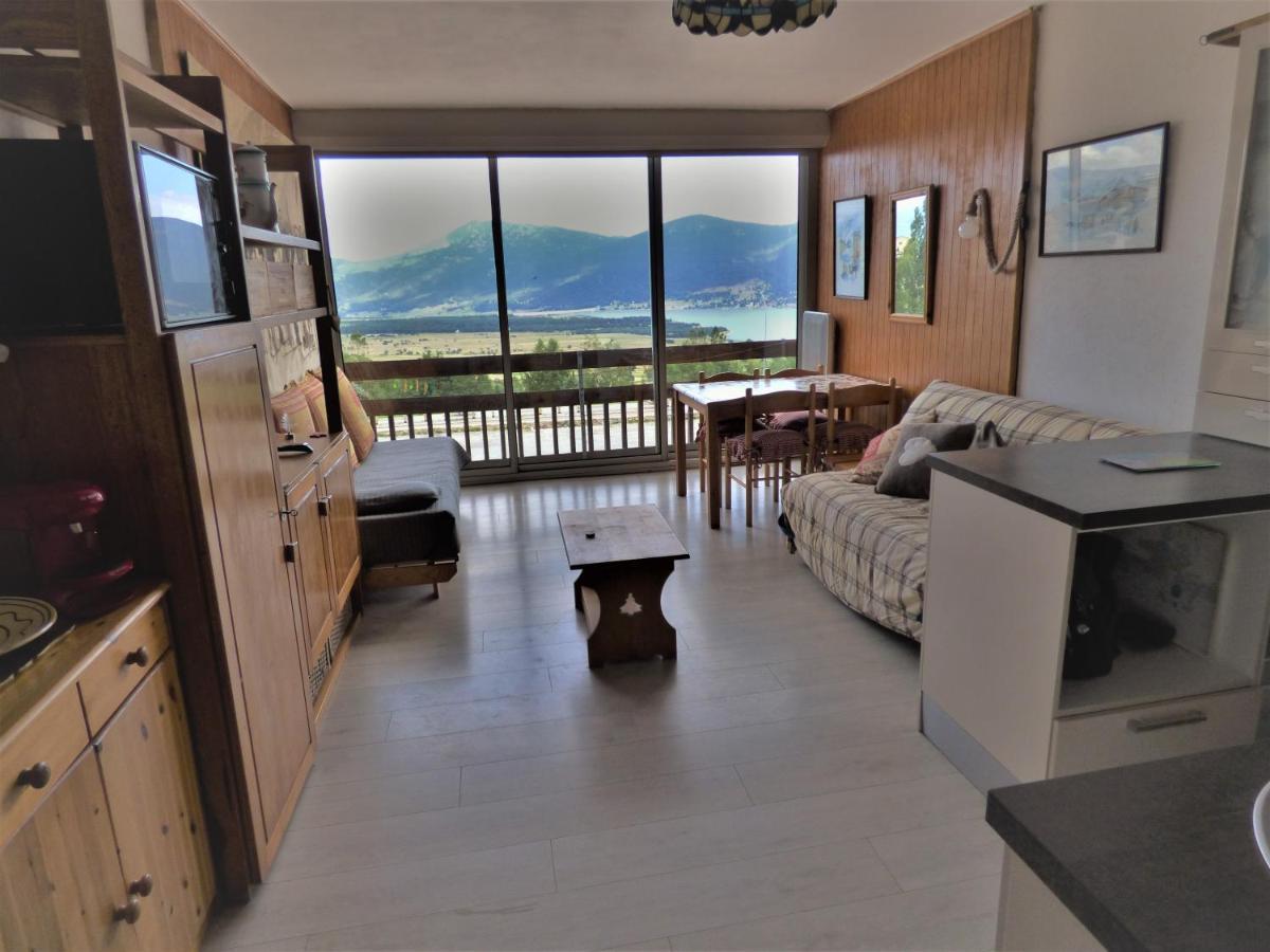 "Les Lupins 10" Residence "Les Lupins" Studio Cabine Pkg-100M Telecabine-Vue Lac, Montagne, Village Les Angles  Eksteriør bilde