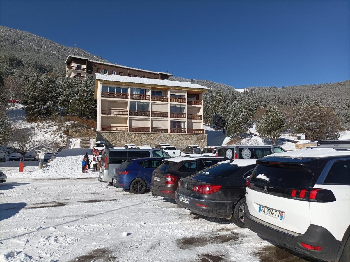 "Les Lupins 10" Residence "Les Lupins" Studio Cabine Pkg-100M Telecabine-Vue Lac, Montagne, Village Les Angles  Eksteriør bilde